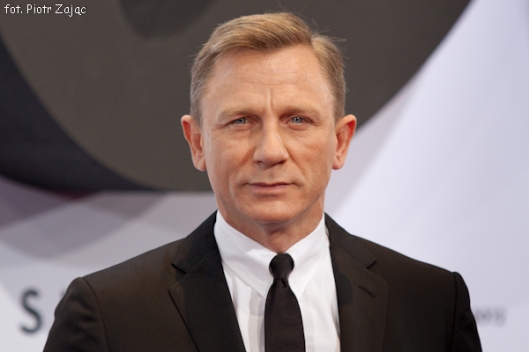Aktor Daniel Craig na premierze filmu Skyfall w Berlinie